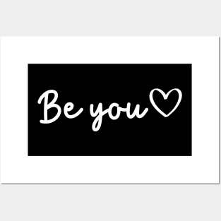 Be You Quote | Minimalist Design Posters and Art